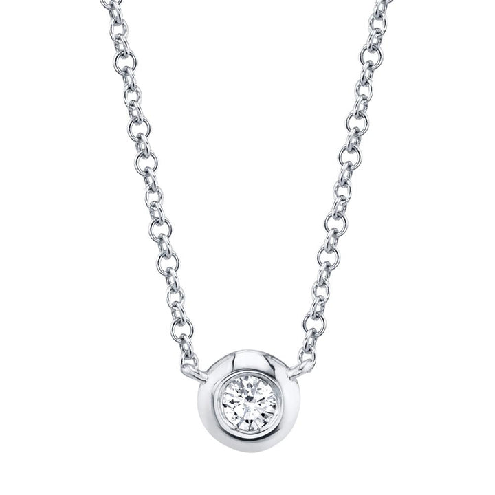 DIAMOND BEZEL NECKLACE