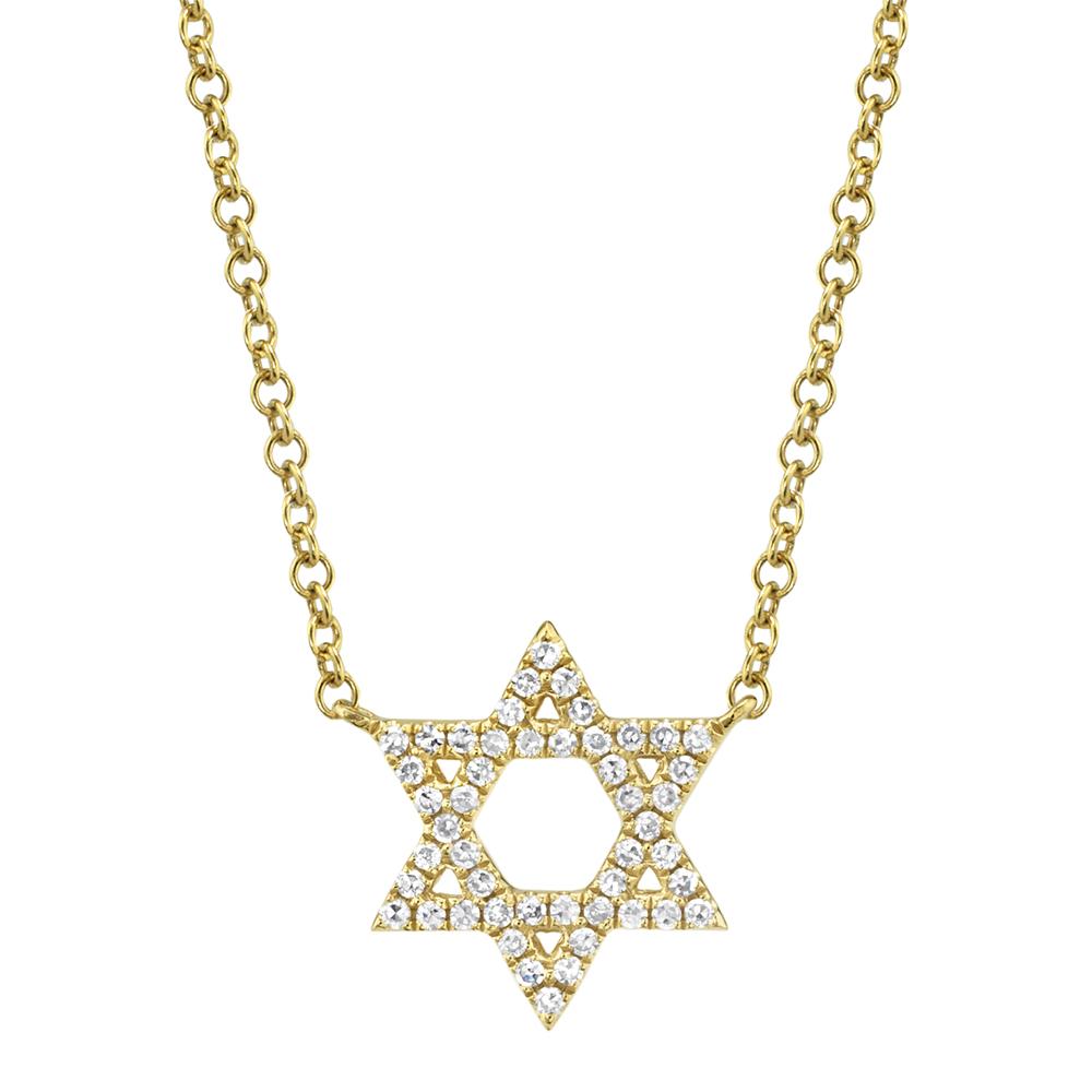 DIAMOND STAR OF DAVID NECKLACE