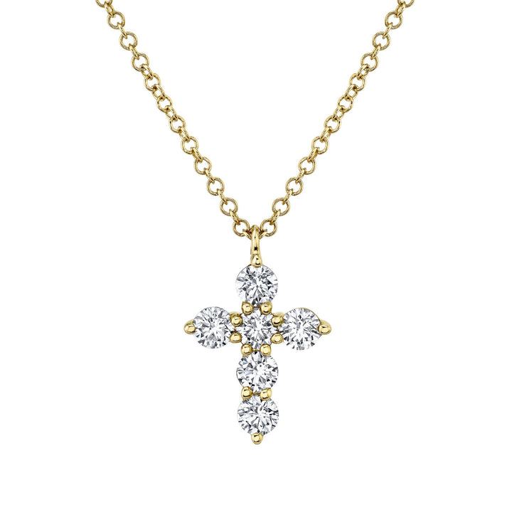 0.50CT DIAMOND CROSS NECKLACE